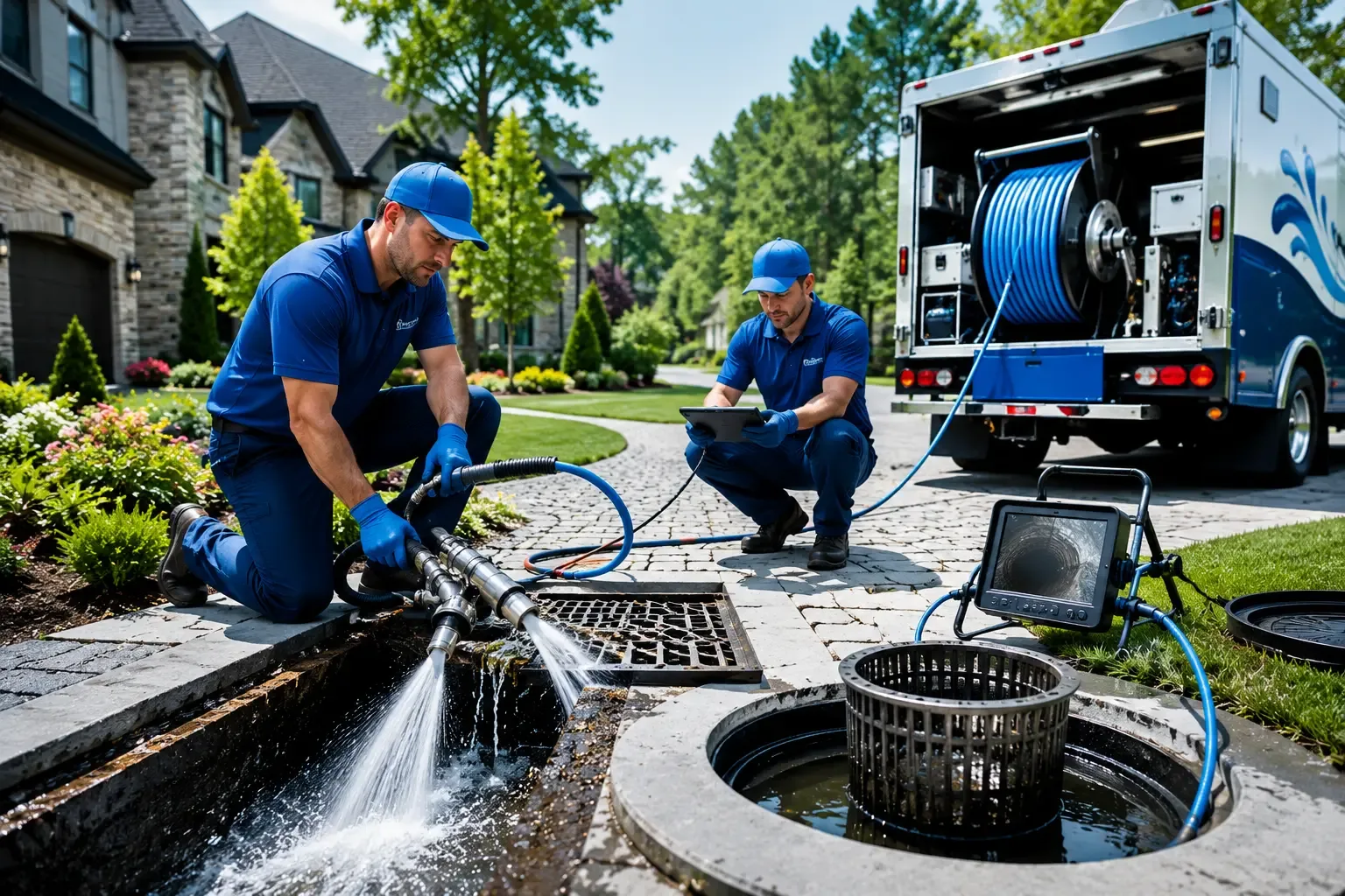 Local outdoor drain cleaning professionals in Newport, NH